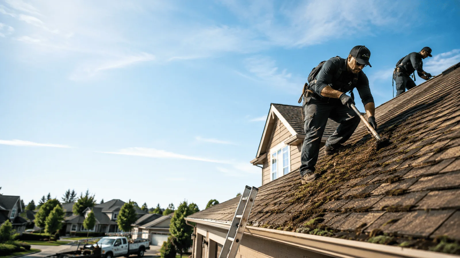 Roof Moss Removal in Hiltons, VA near me